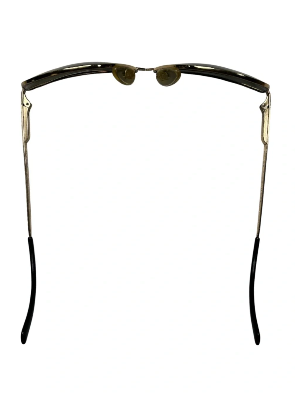 Vintage Fendi FS 207 Rope Brow Sunglasses Gold Italy 61-10-135 Frames